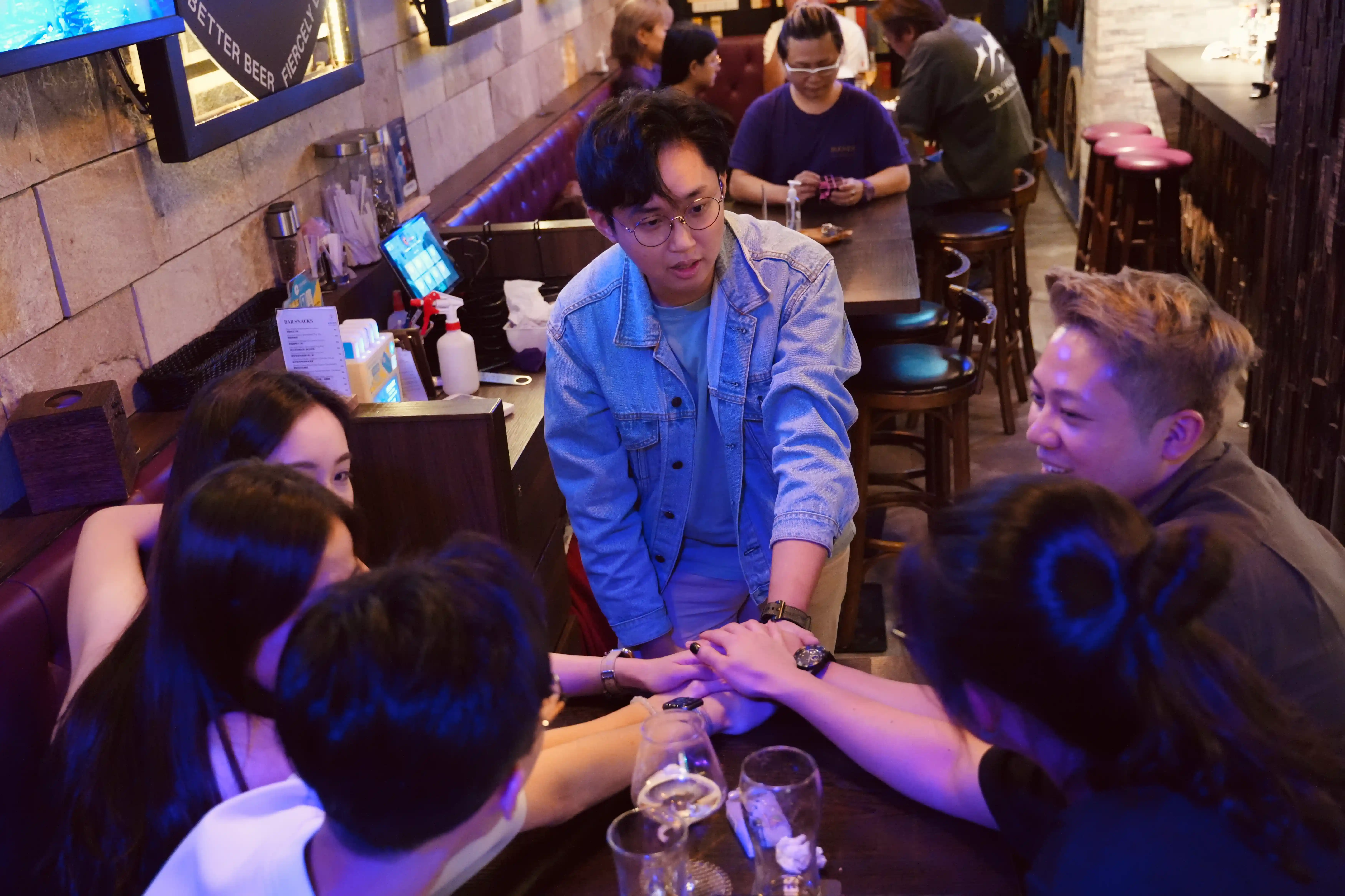 Close up magic hands